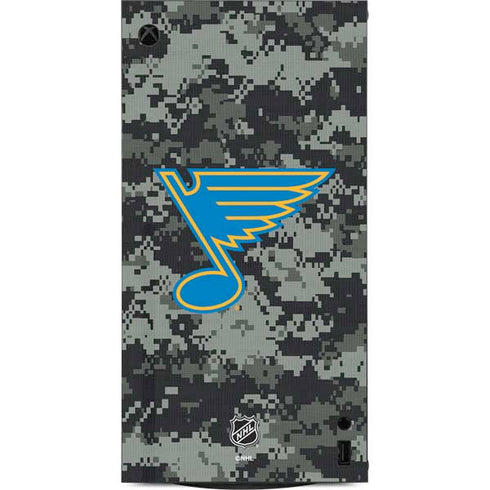 NHL St. Louis Blues Camo XBox Series X Digital Edition Console Skin